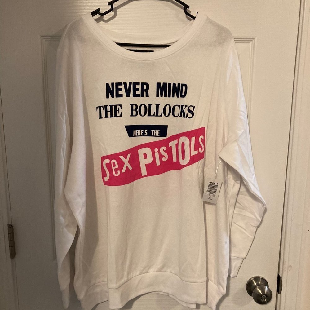 NWT Sex Pistols Cozy Fleece Crew Neck Sweatshirt